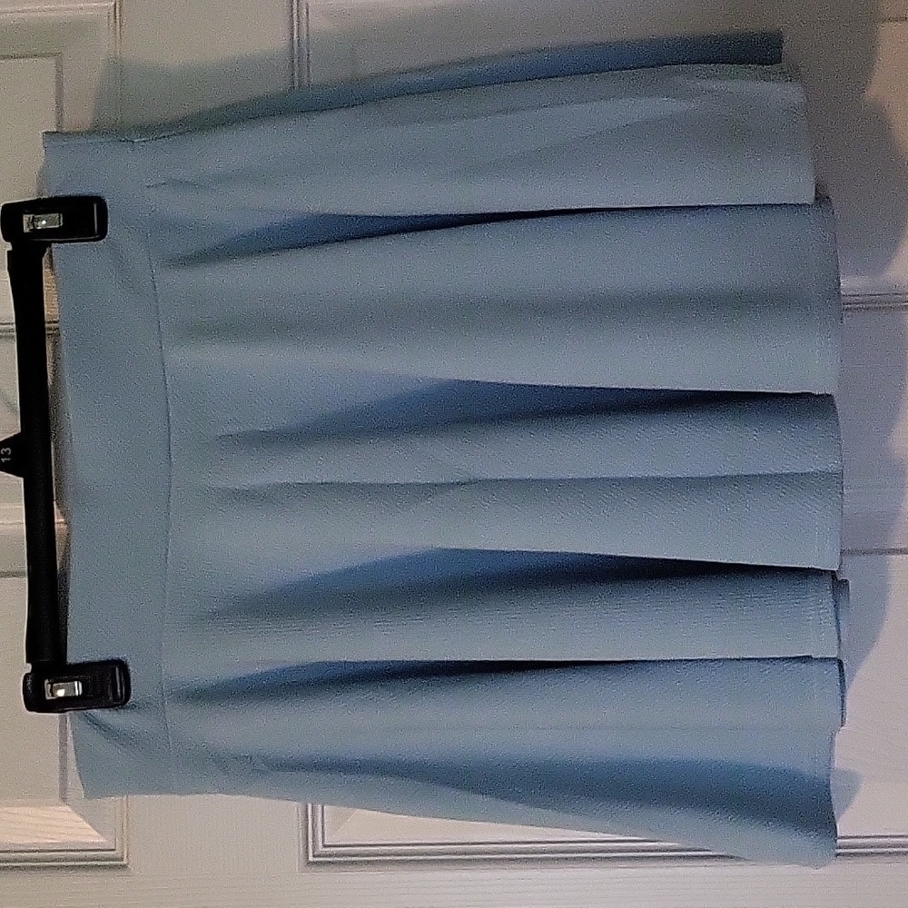 pastel blue short skater skirt large